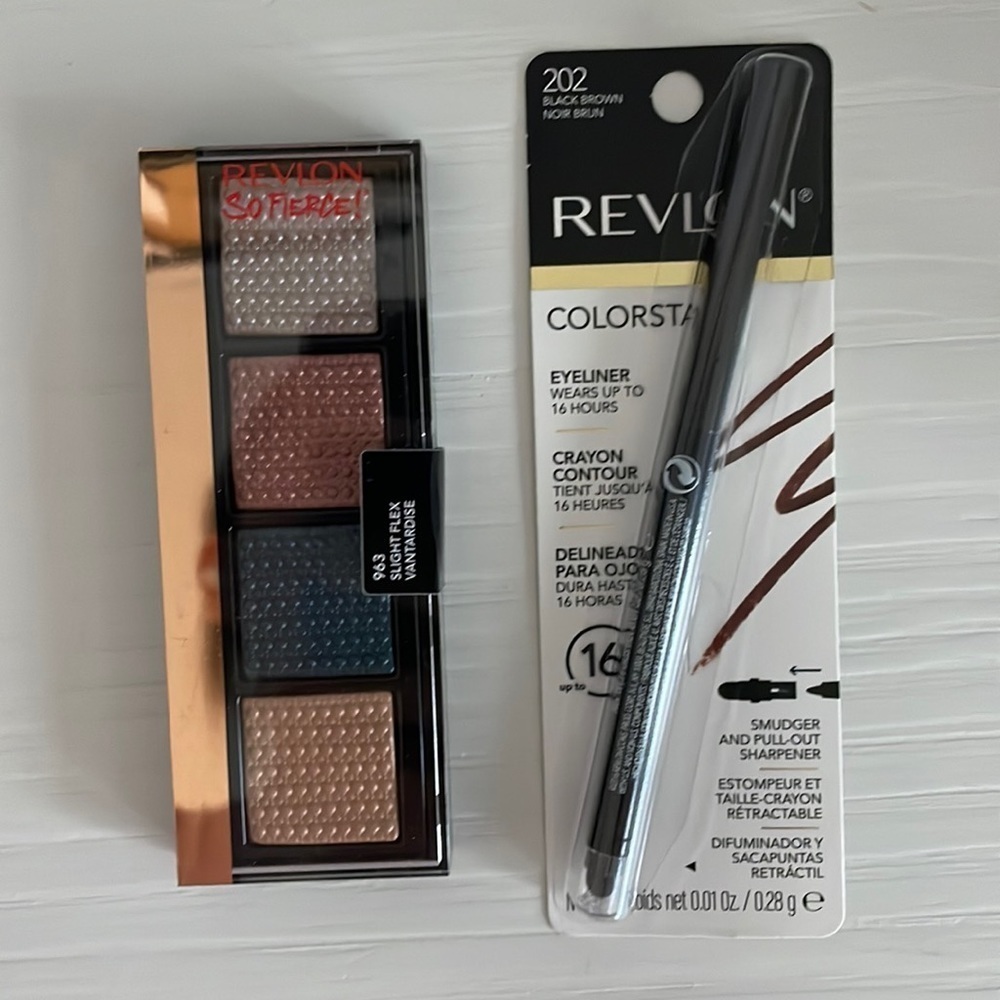 Revlon Eyeliner and Eyeshadow Makeup Bundle